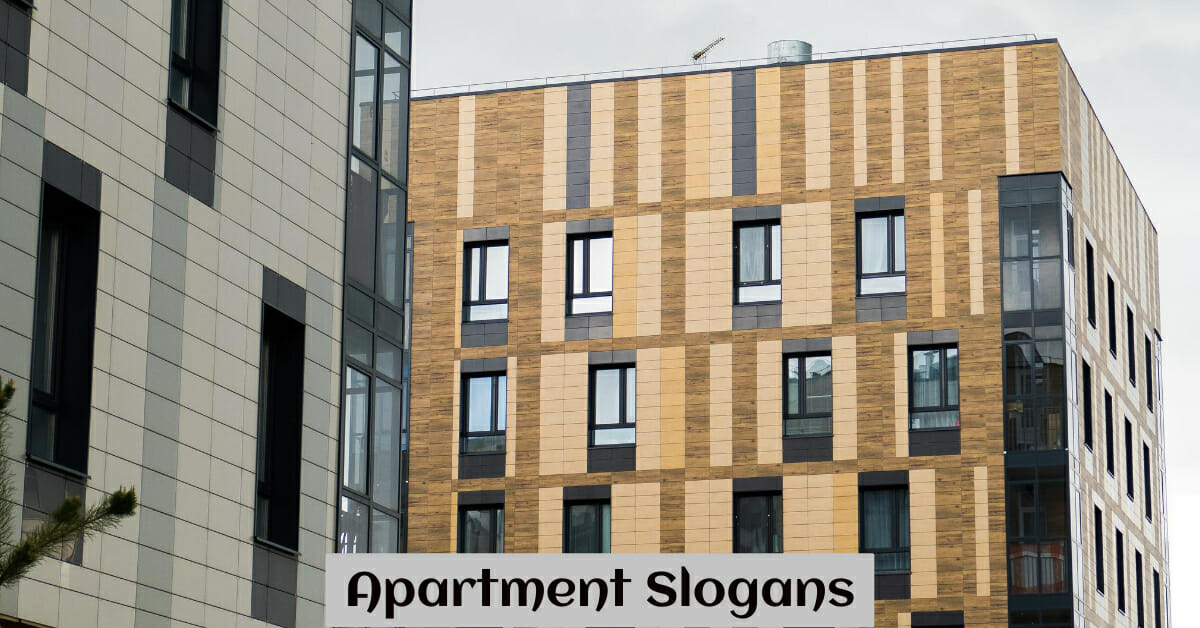 Catchy Apartment Marketing Slogans And Taglines