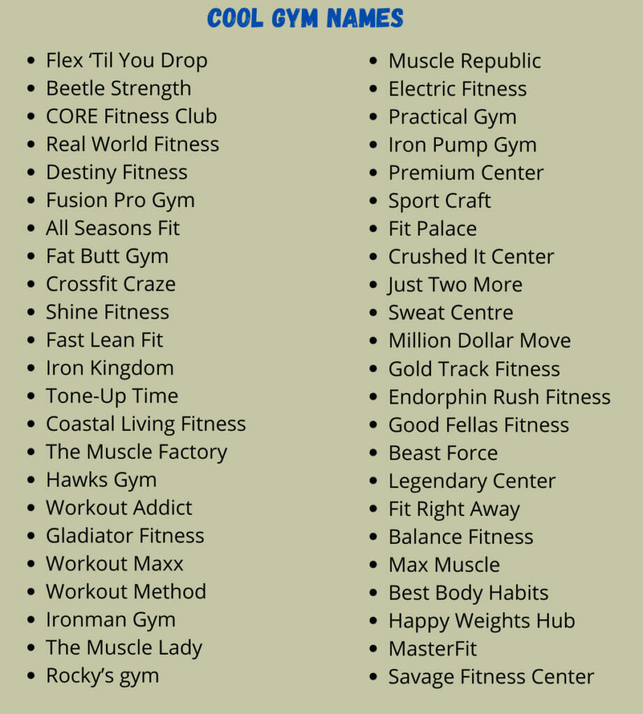 1000-cool-gym-names-ideas-that-are-sure-to-get-people-talking