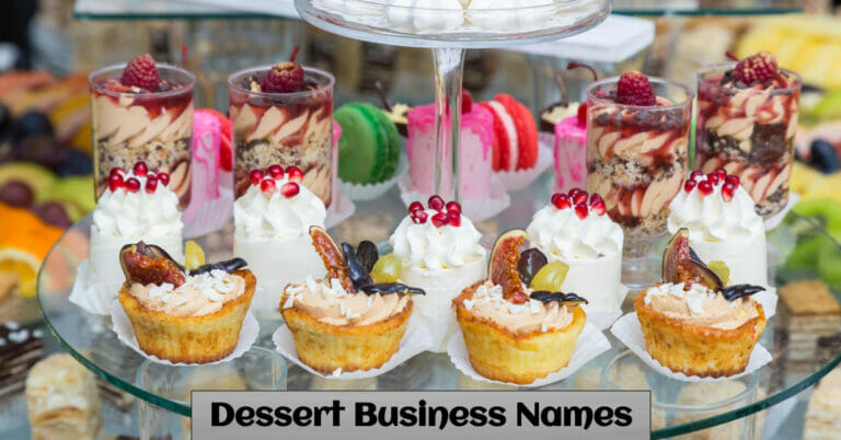 Dessert Business Names