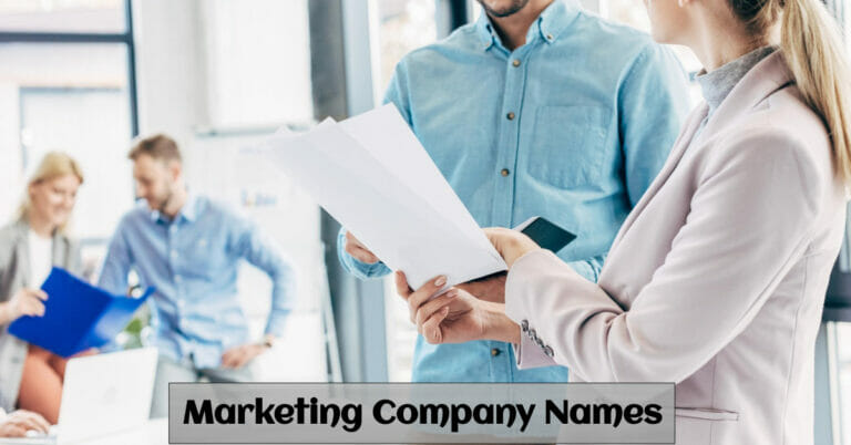 Marketing Company Names