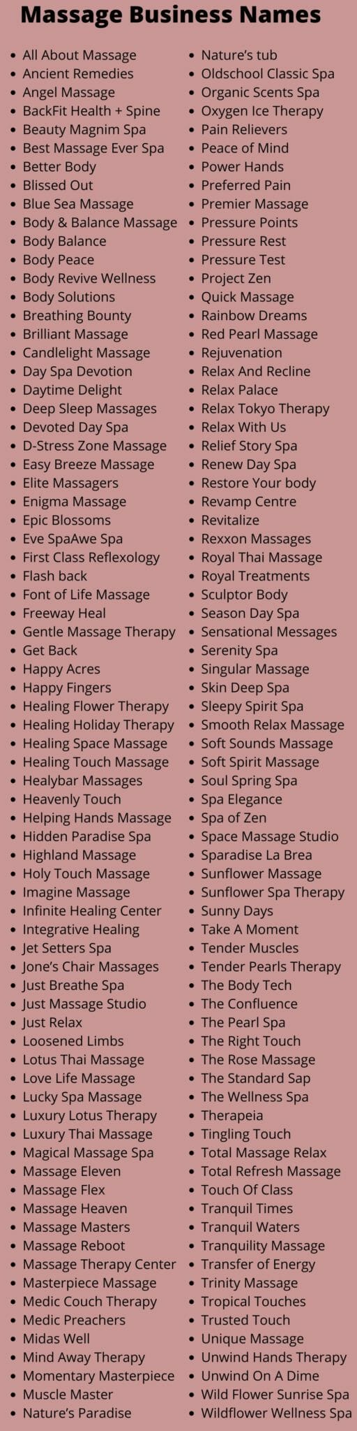 380-catchy-massage-business-names-you-can-use