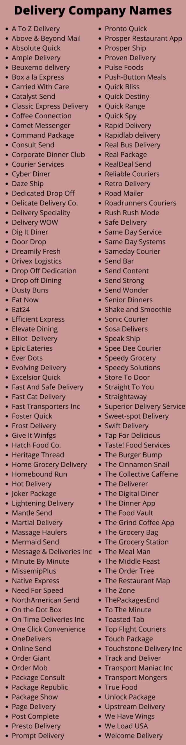 600-best-courier-and-delivery-company-names-of-all-time