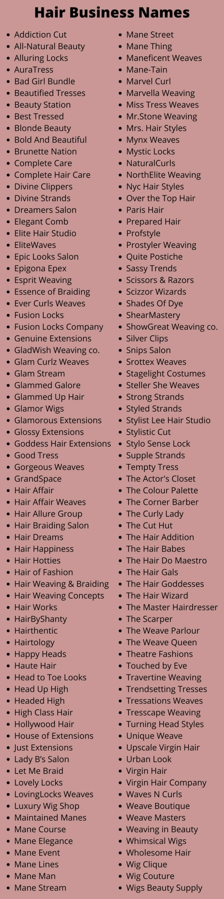 350-best-hair-business-names-that-attracts-more-customers