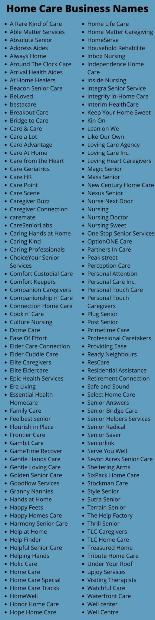 450-catchy-home-care-business-names