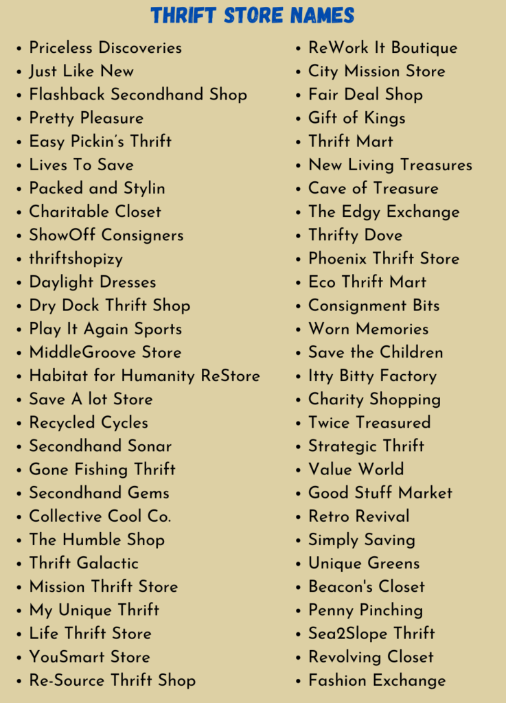 630 Unique And Catchy Thrift Store Name Ideas 2023 630-unique-and-catchy-thrift-store-name-ideas-2023