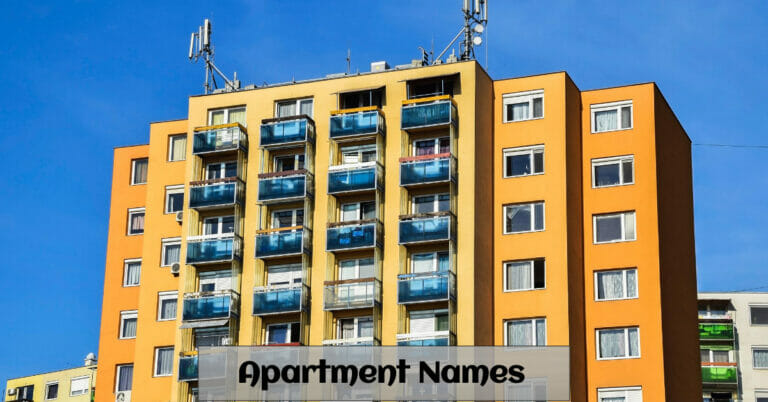 Apartment Names