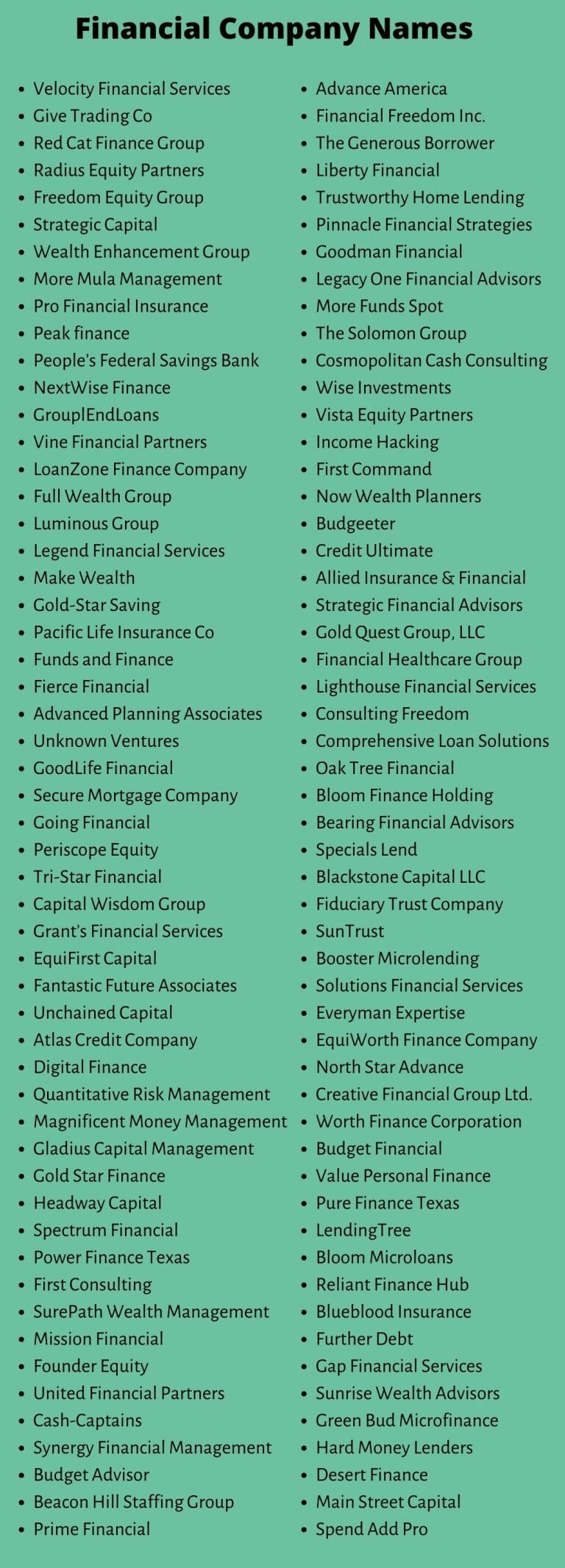 500-best-financial-company-names-of-all-time