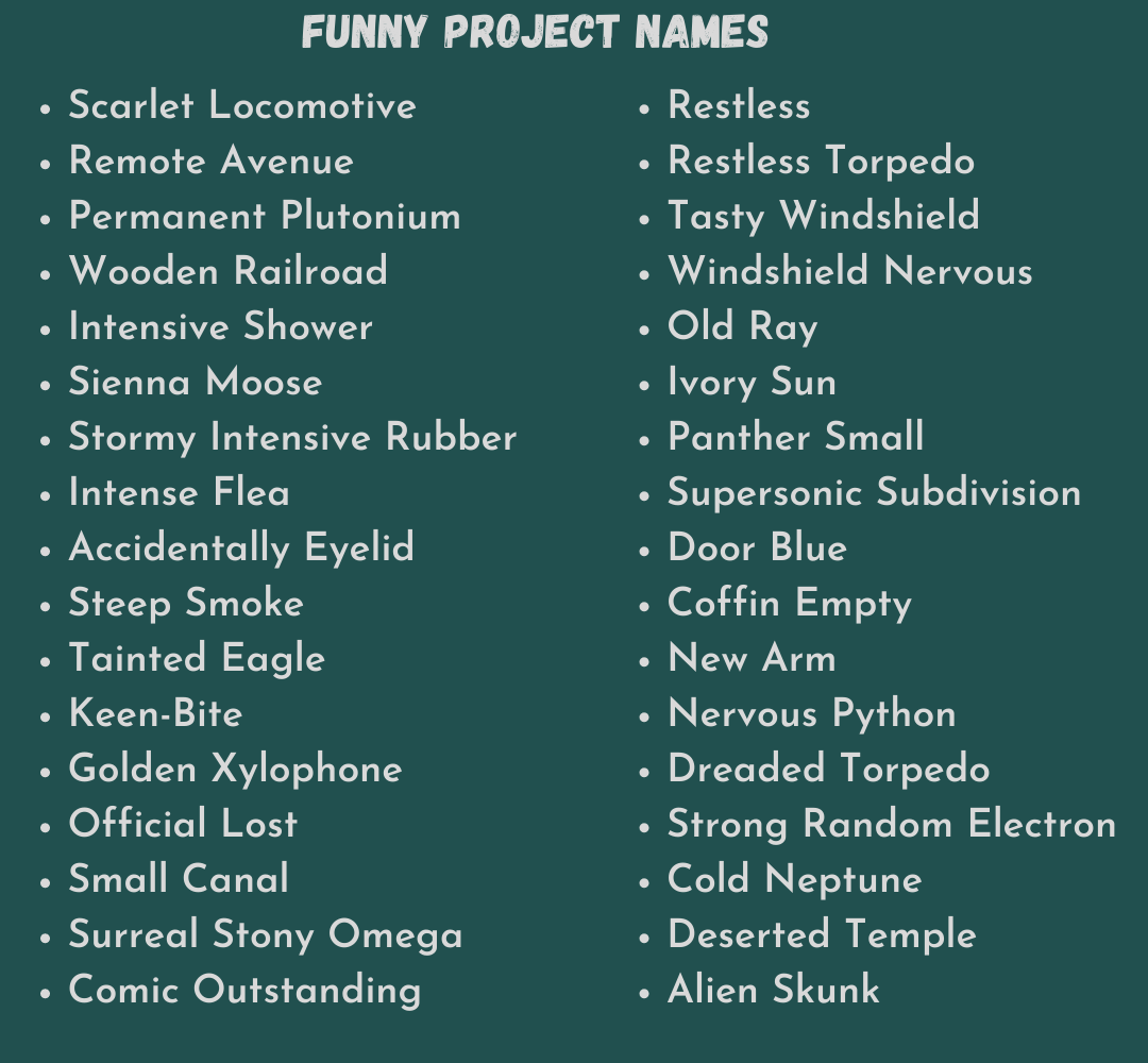 Project Names 1000 Cool Program Project Name Ideas project-names-1000-cool-program-project-name-ideas