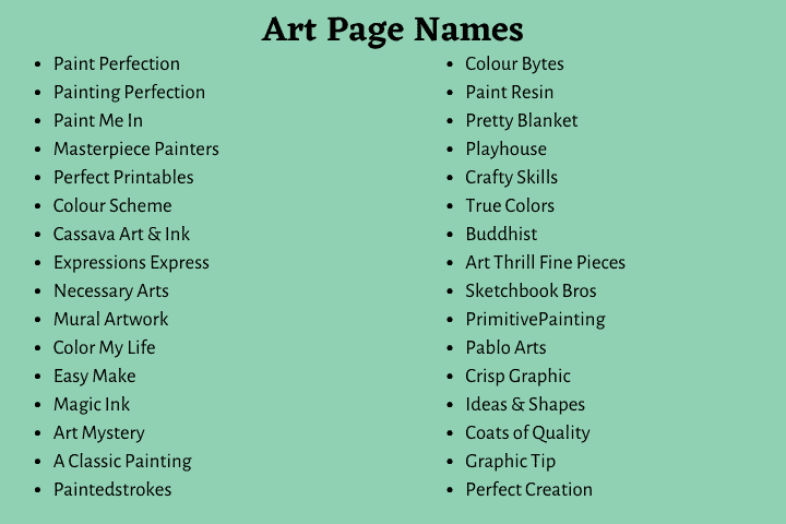 Art Usernames: 700+ Cool Art Names for Instagram Account