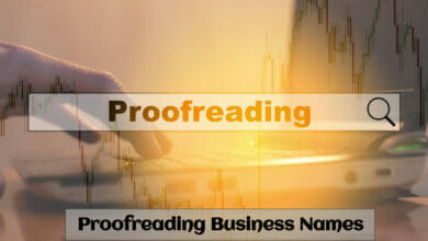 Proofreading Business Names