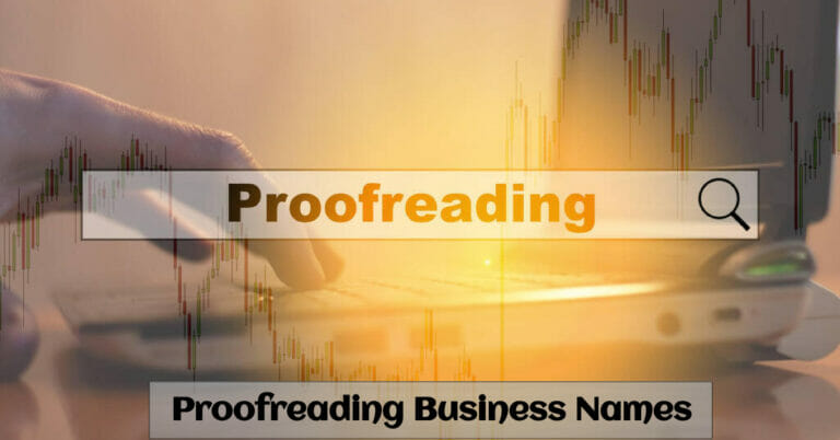 Proofreading Business Names