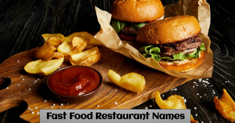 Fast Food Restaurant Names