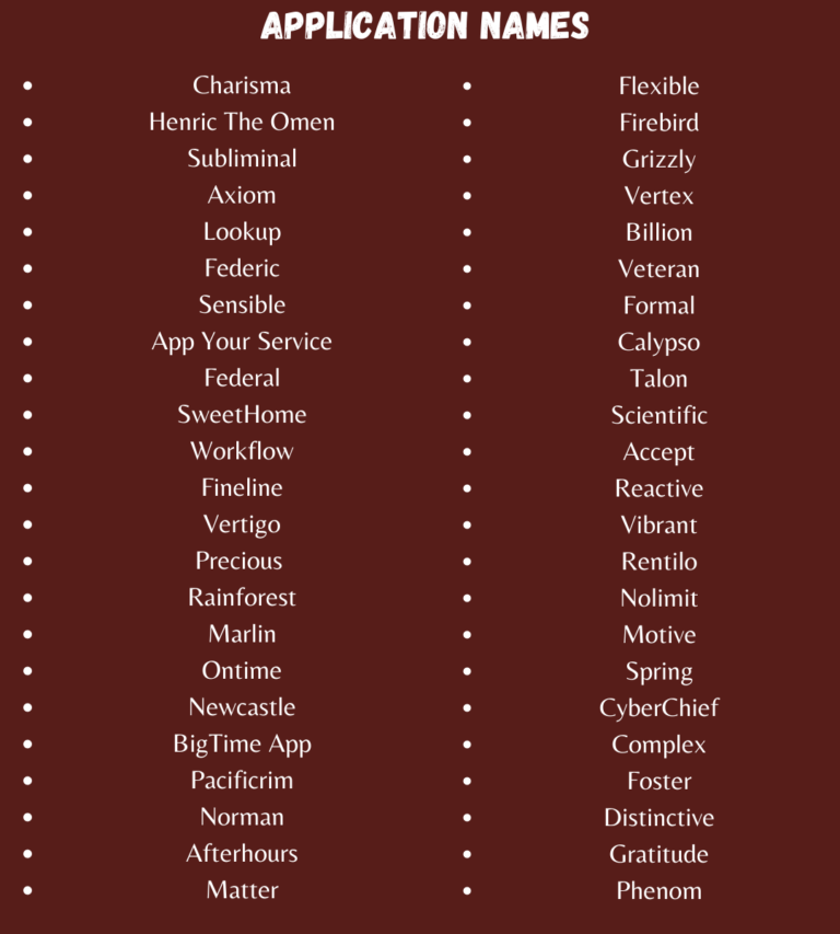 App Name Ideas: 2000+ Cool and Catchy Names For Apps