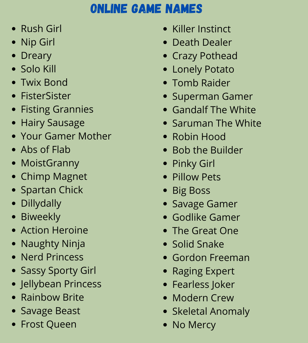 7000+ Cool Gaming Names and Nickname Ideas (2022)