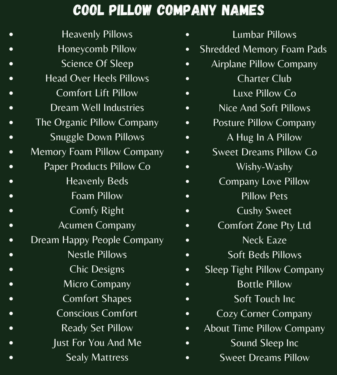 600-catchy-pillow-company-name-ideas-and-suggestions