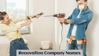 Renovation Company Names