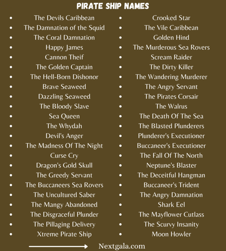 Unleash The Seas Badass Pirate Ship Names That Command Respect