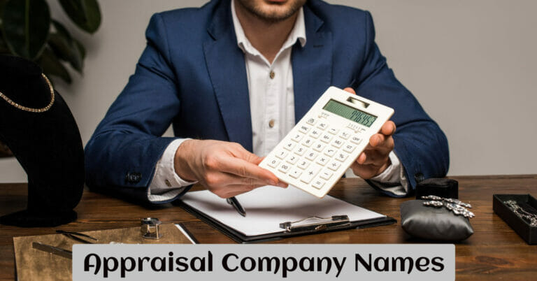 Appraisal Company Names