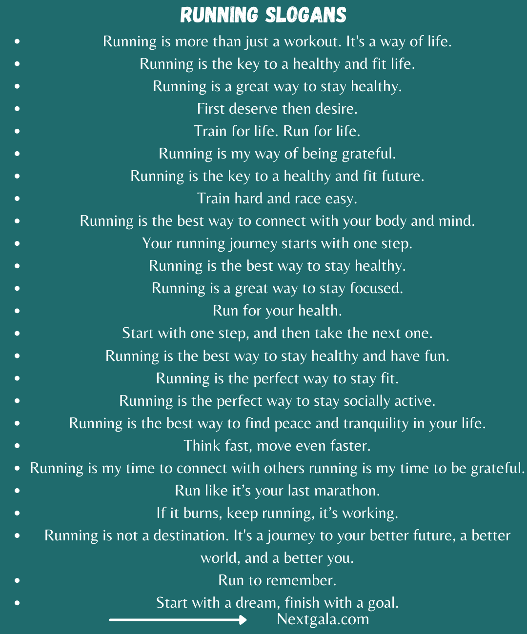 400+ Running Slogans and Taglines (Funny and Motivational)