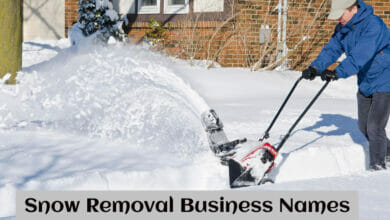 Snow Removal Business Names
