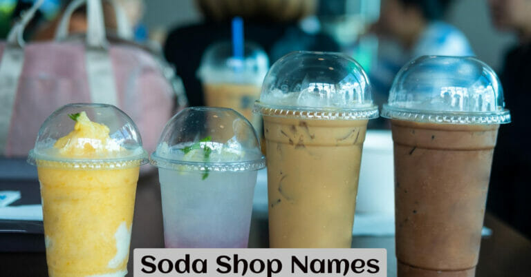 Soda Shop Names