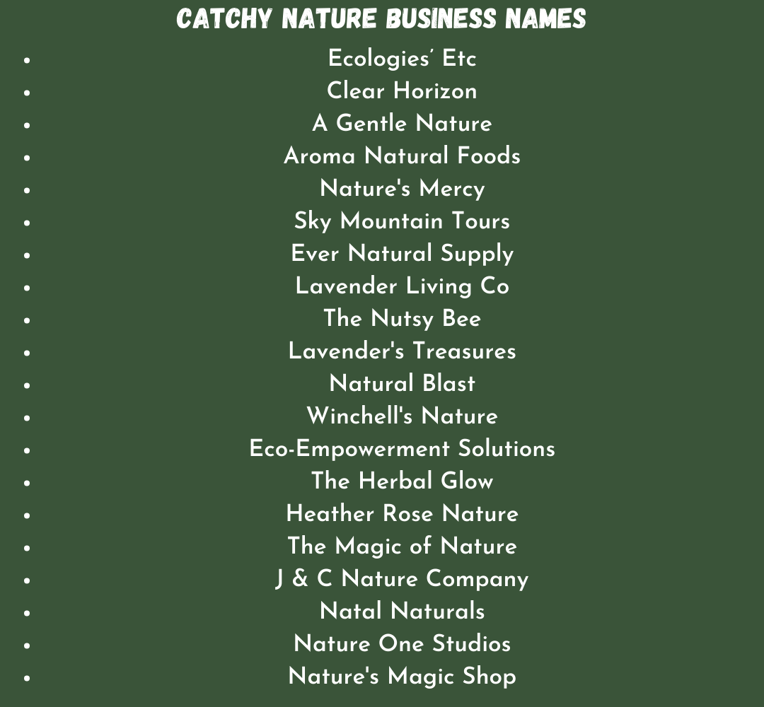 900-catchy-nature-business-names-ideas-and-suggestions