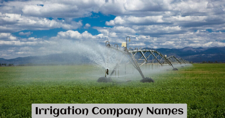 Irrigation Company Names