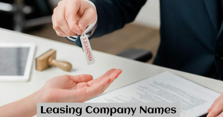 Leasing Company Names