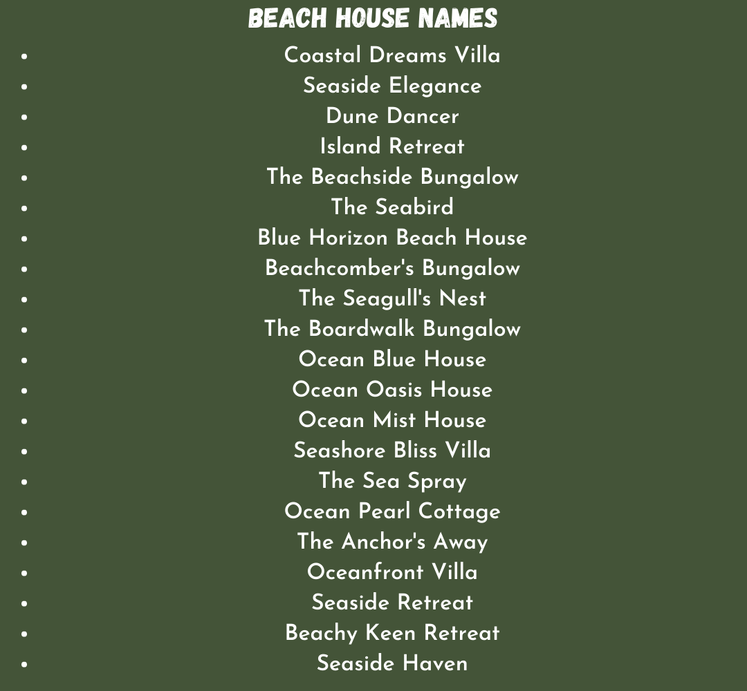 900 Best House Names Ideas For All Type Of Beautiful Houses