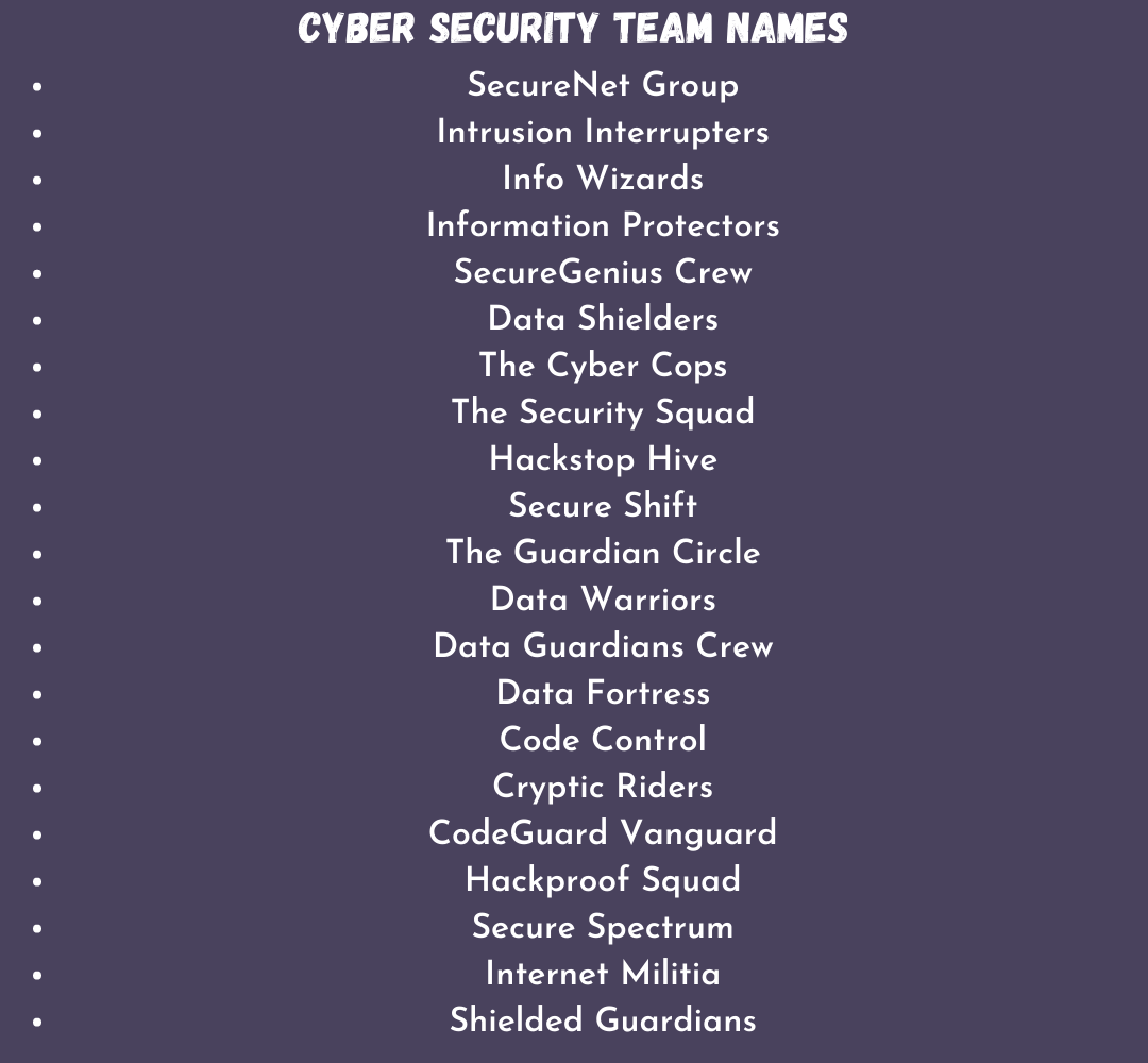 550-cool-cyber-security-team-names-to-inspire-you