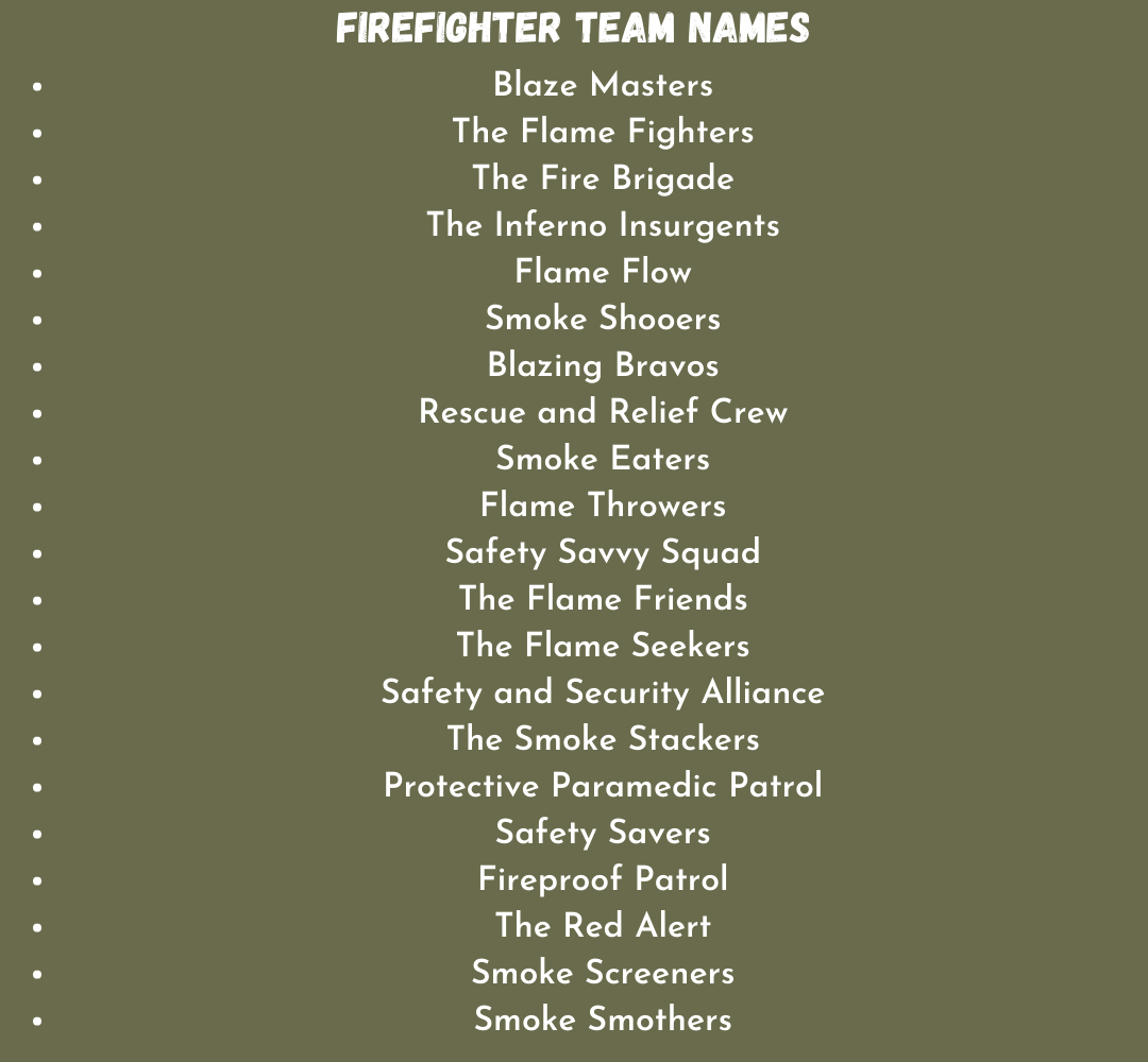 520-catchy-and-funny-firefighter-team-name-ideas-2023