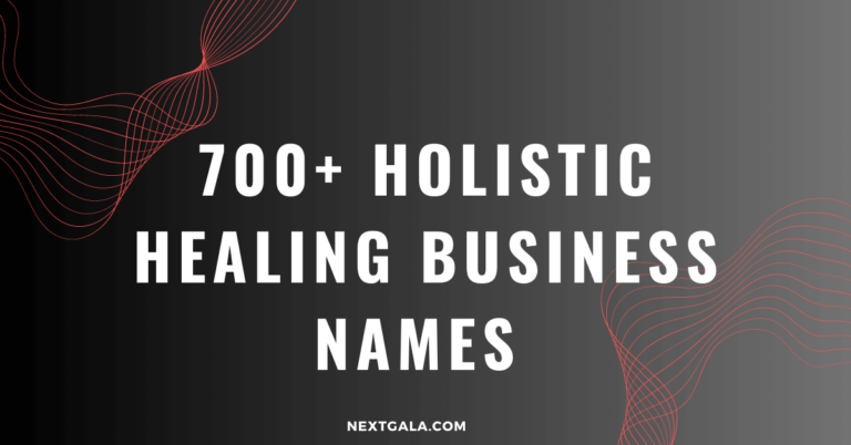 Holistic Healing Business Names