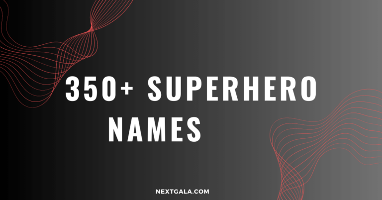 Superhero Names