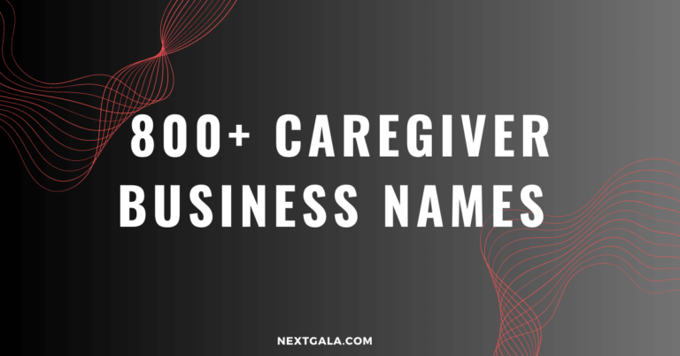 Caregiver Business Names