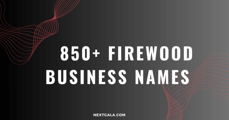 Firewood Business Names