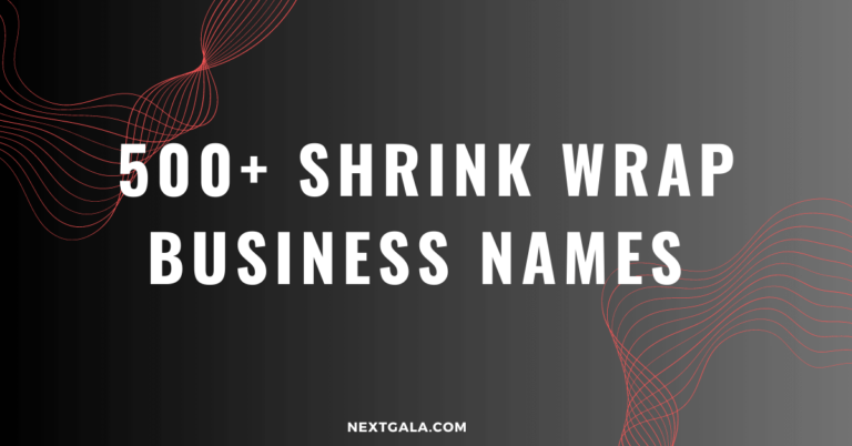 Shrink Wrap Business Names