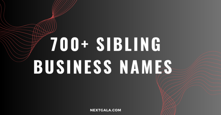 Sibling Business Names