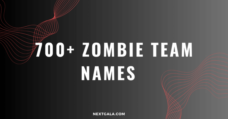 Zombie Team Names