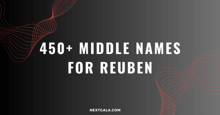 Middle Names For Reuben