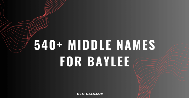 Middle Names For Baylee