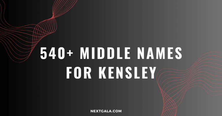 Middle Names For Kensley